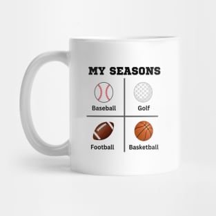 Four Seasons of Sports Mug